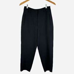 Aritzia Wilfred Black High Rise Cropped Dress Pants Trousers Size 6